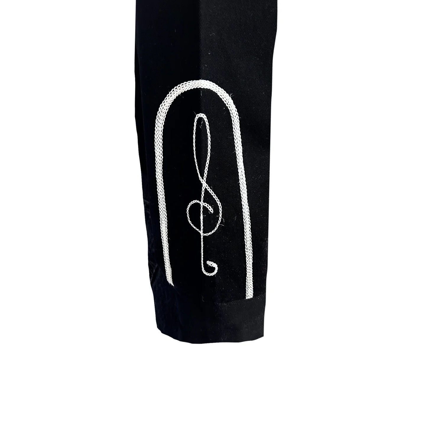 Bolerojacka Western Rockmount Ranch Wear Musical Notes Embroidery