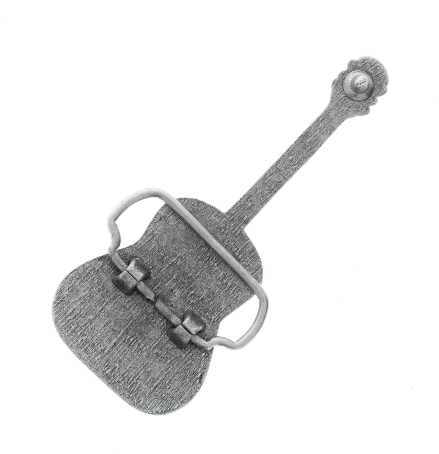 Bältesspänne Akustisk Gitarr Antique Silver