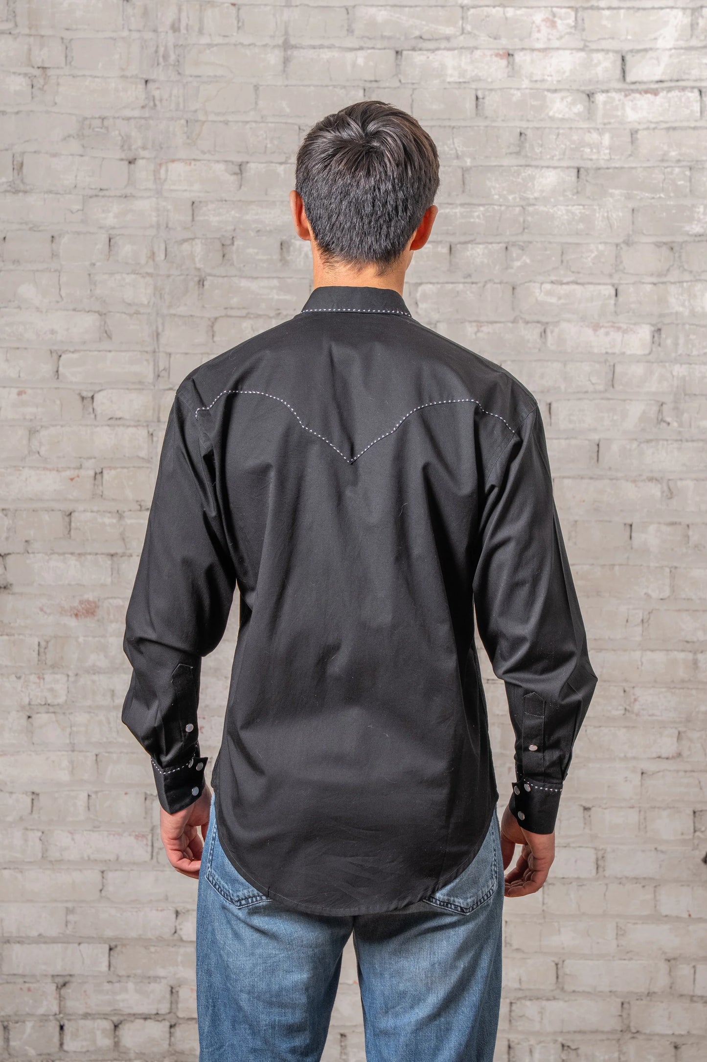 Westernskjorta Black Classic Quarter Horse Rockmount Ranch Wear