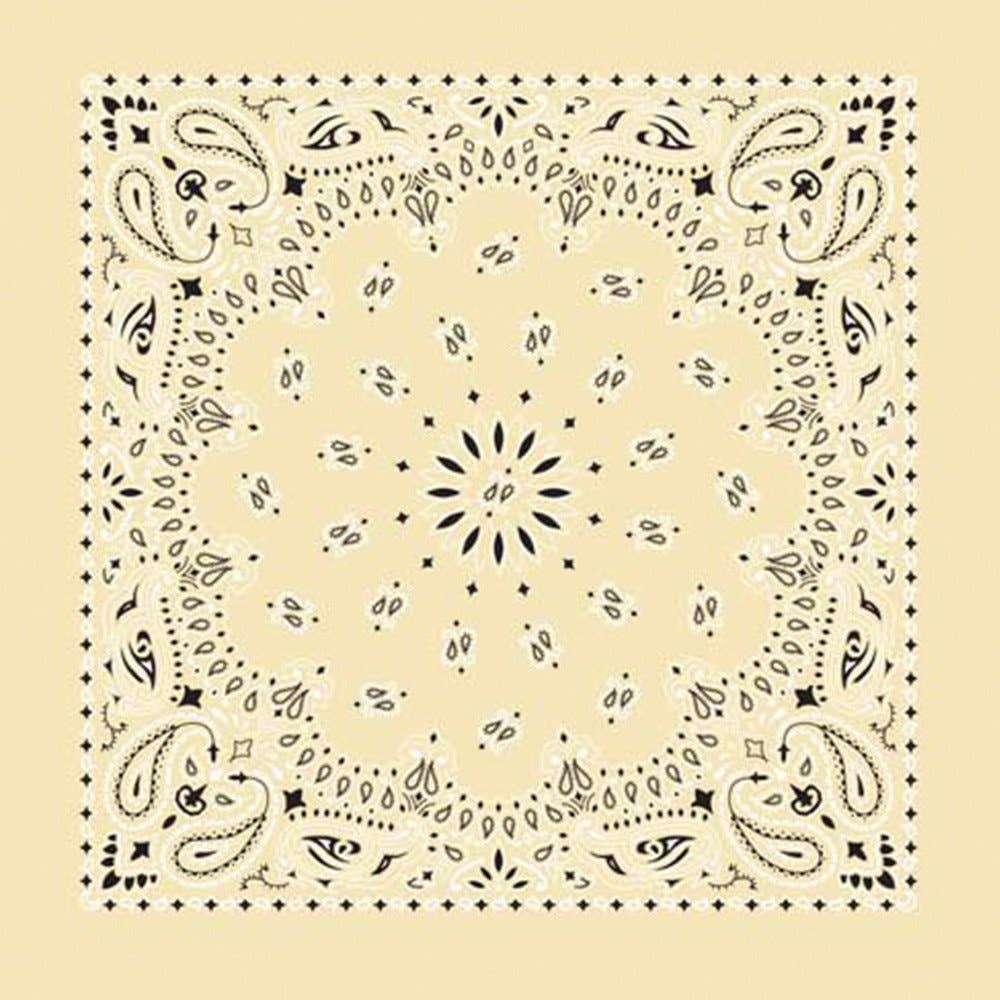 Bandana Paisley Sand