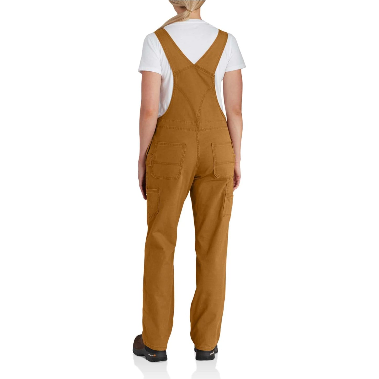Carhartt Bib Overall Hängselbyxa Brun Dam