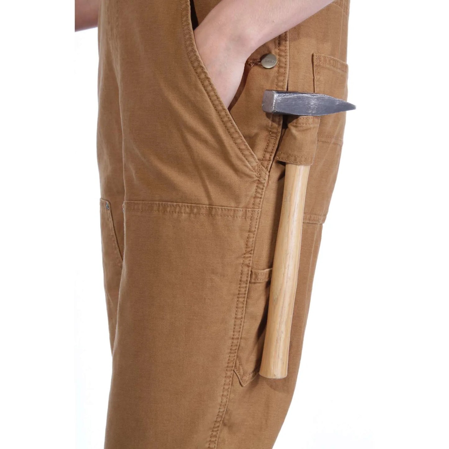 Carhartt Bib Overall Hängselbyxa Brun Dam