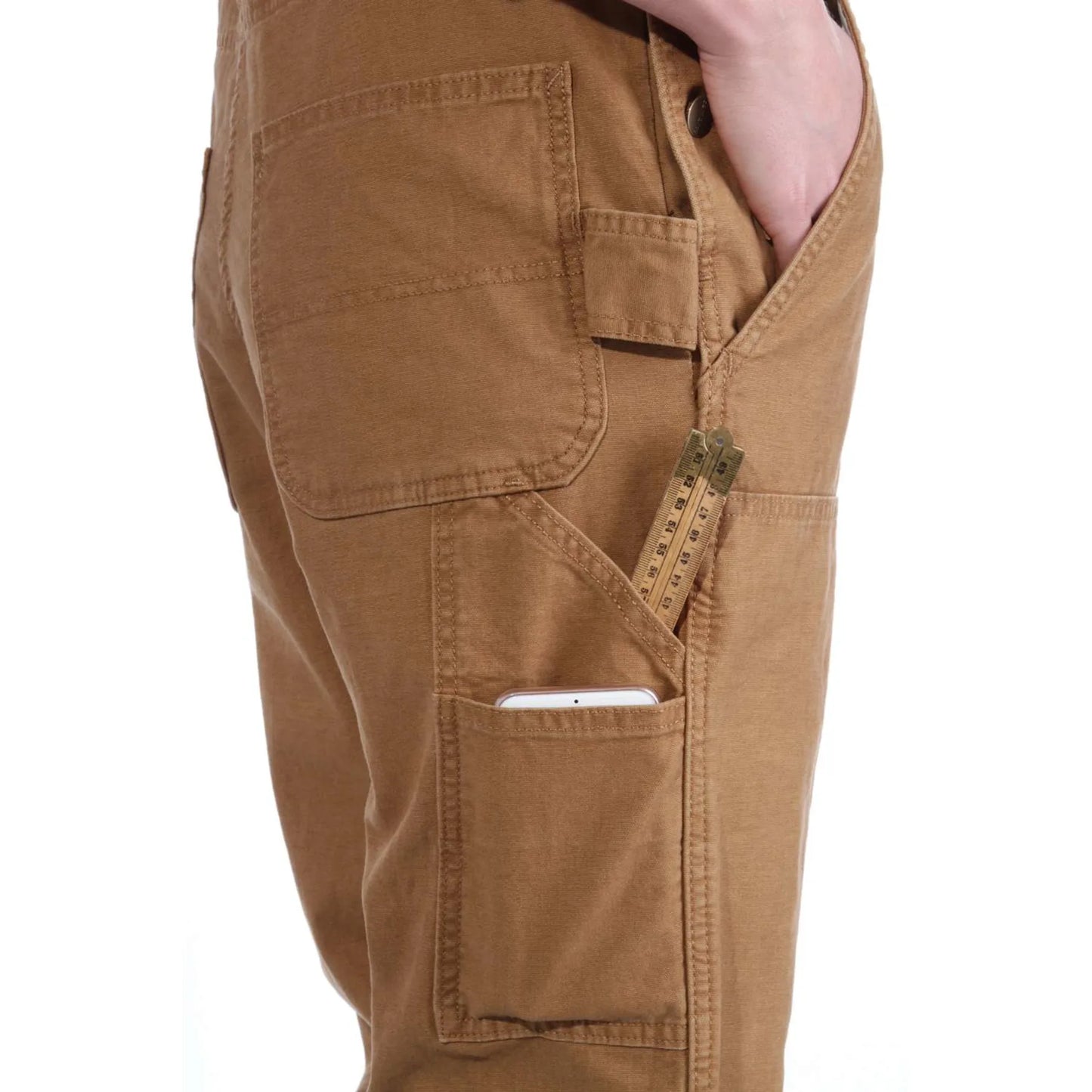 Carhartt Bib Overall Hängselbyxa Brun Dam