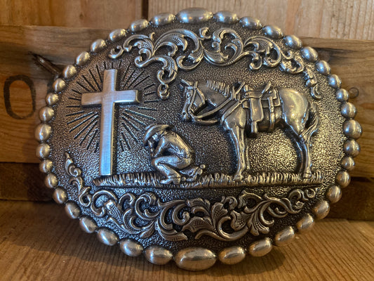 Bältesspänne Prayin Cowboy