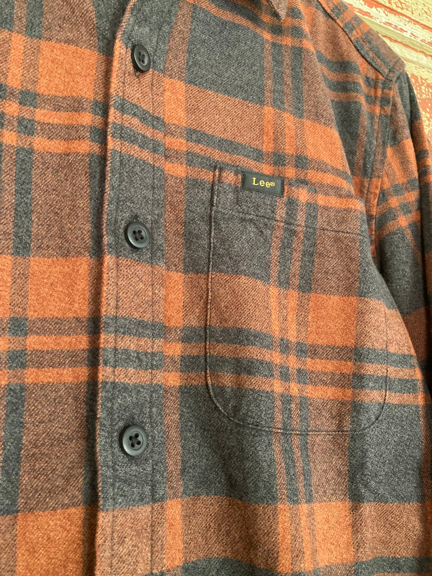 Flanellskjorta Lee Rost / Mörkgrå