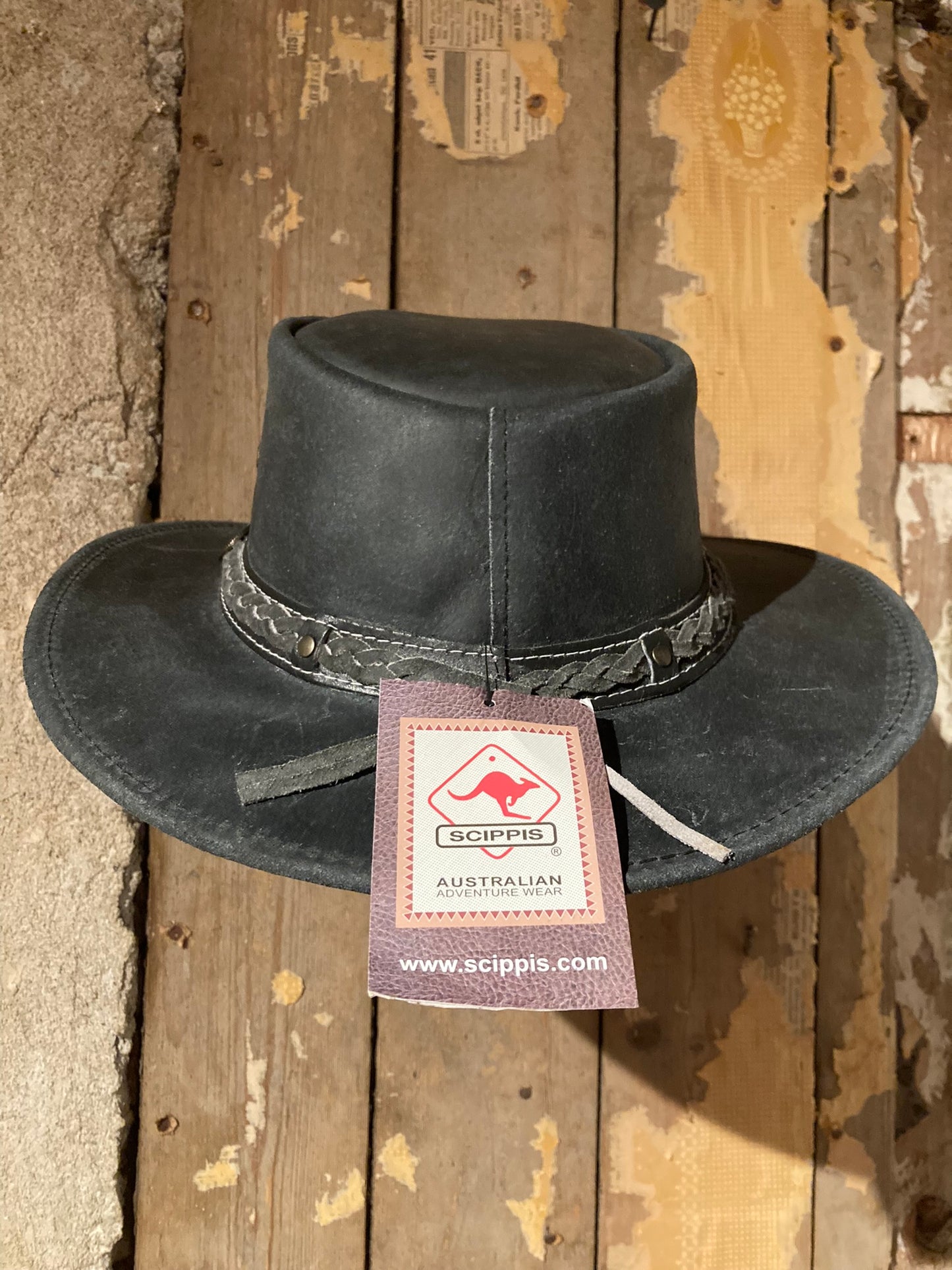 Läderhatt Williams Svart