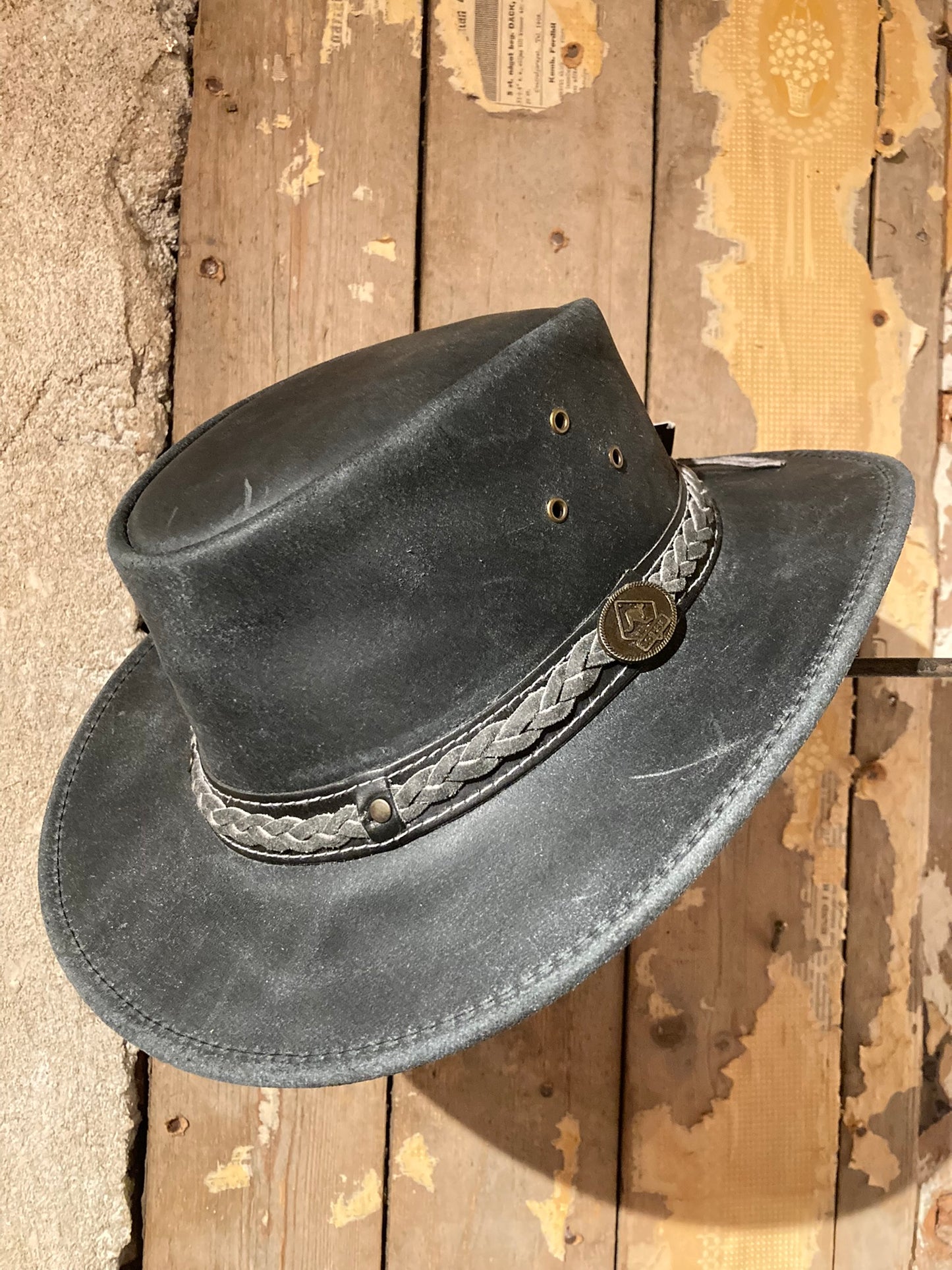 Läderhatt Williams Svart