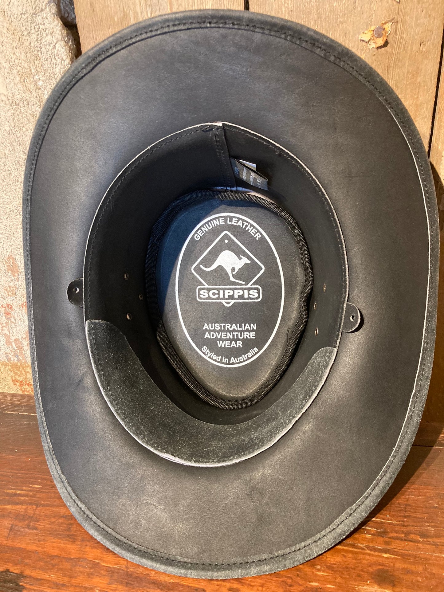 Läderhatt Williams Svart