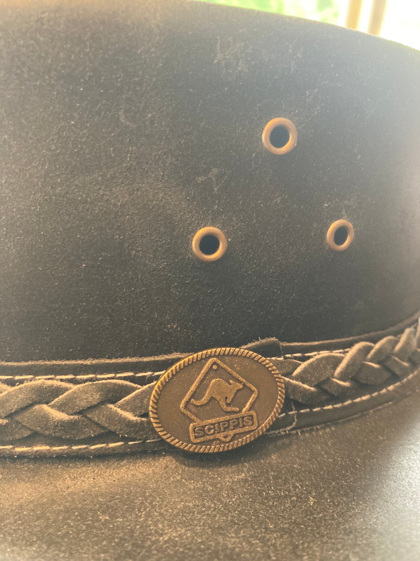 Läderhatt Williams Svart