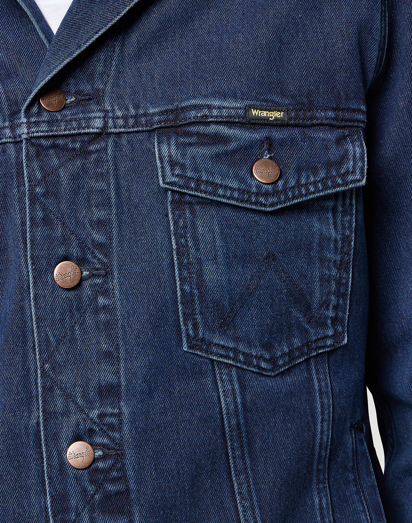 Wrangler Jeansjacka Western Coalblue Stone