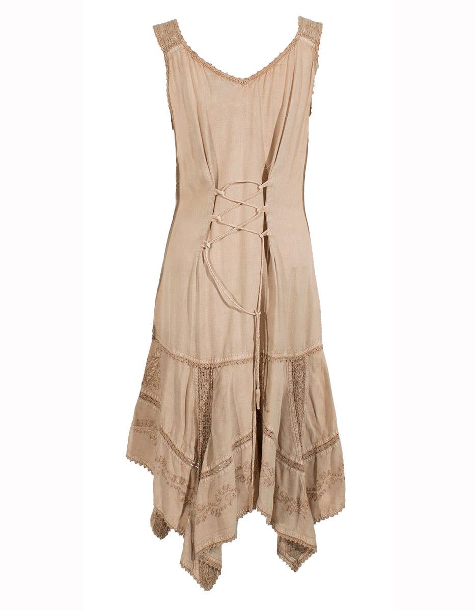 Klänning Naturfärgad