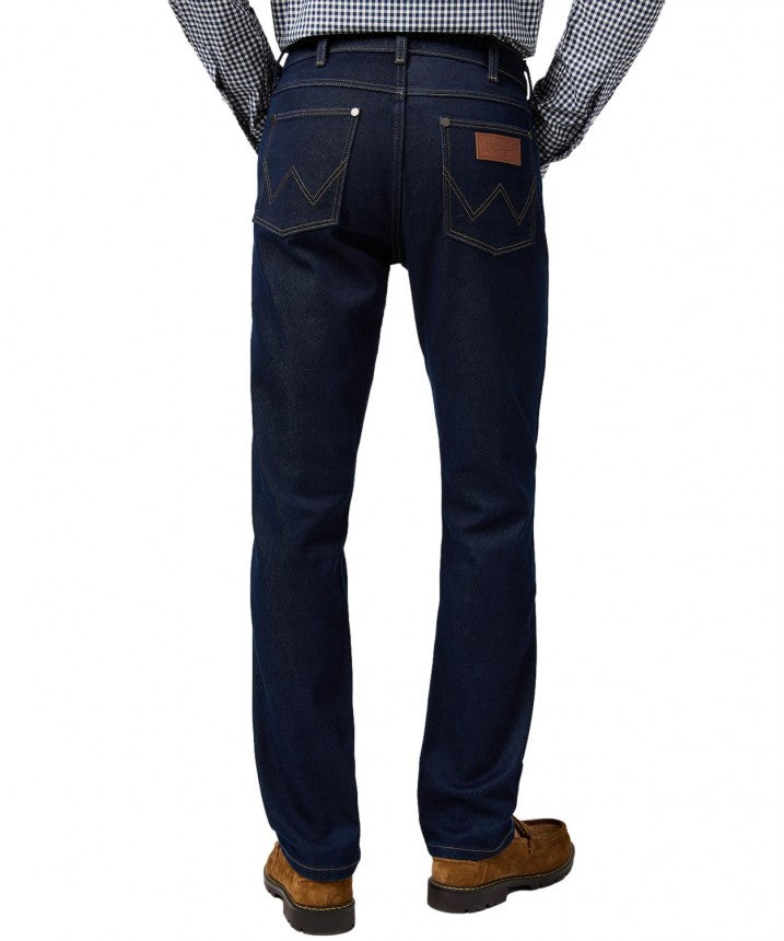 Wrangler Jeans Greensboro Mörkblå "Moonlight Rinse"