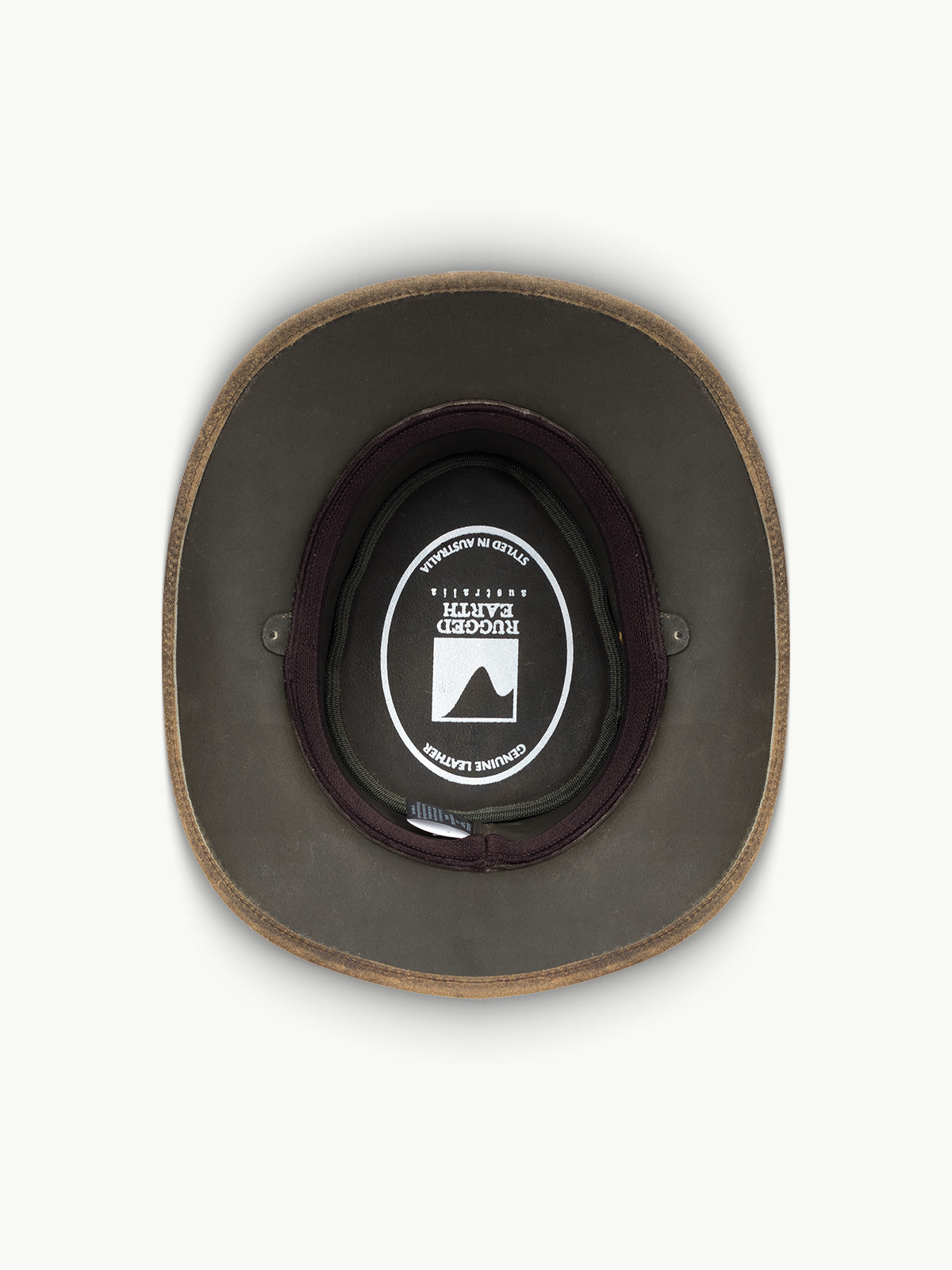 Läderhatt Brun Pathfinder