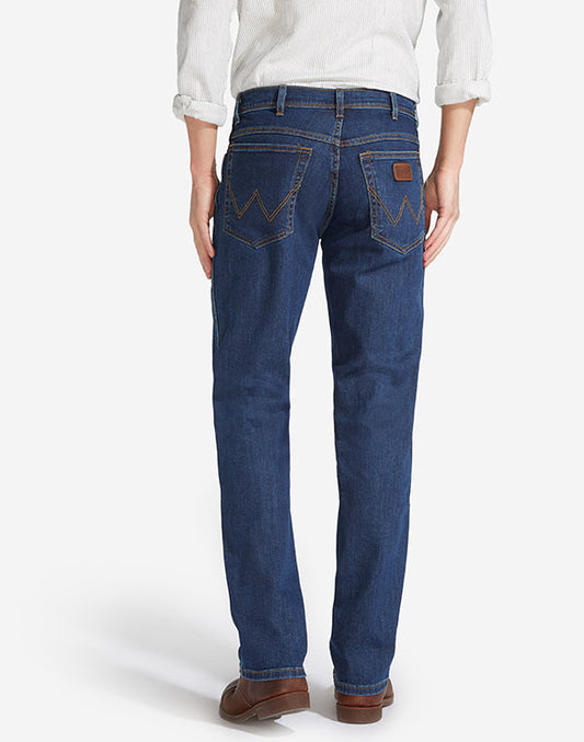 Wrangler Jeans Texas Original Straight Stretch; Darkstone