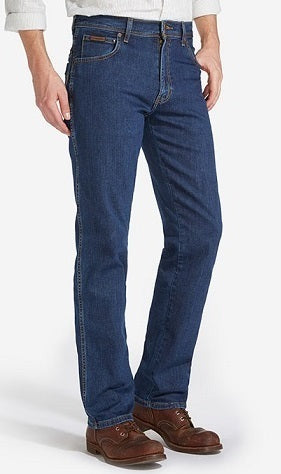Wrangler Jeans Texas Original Straight Stretch; Darkstone
