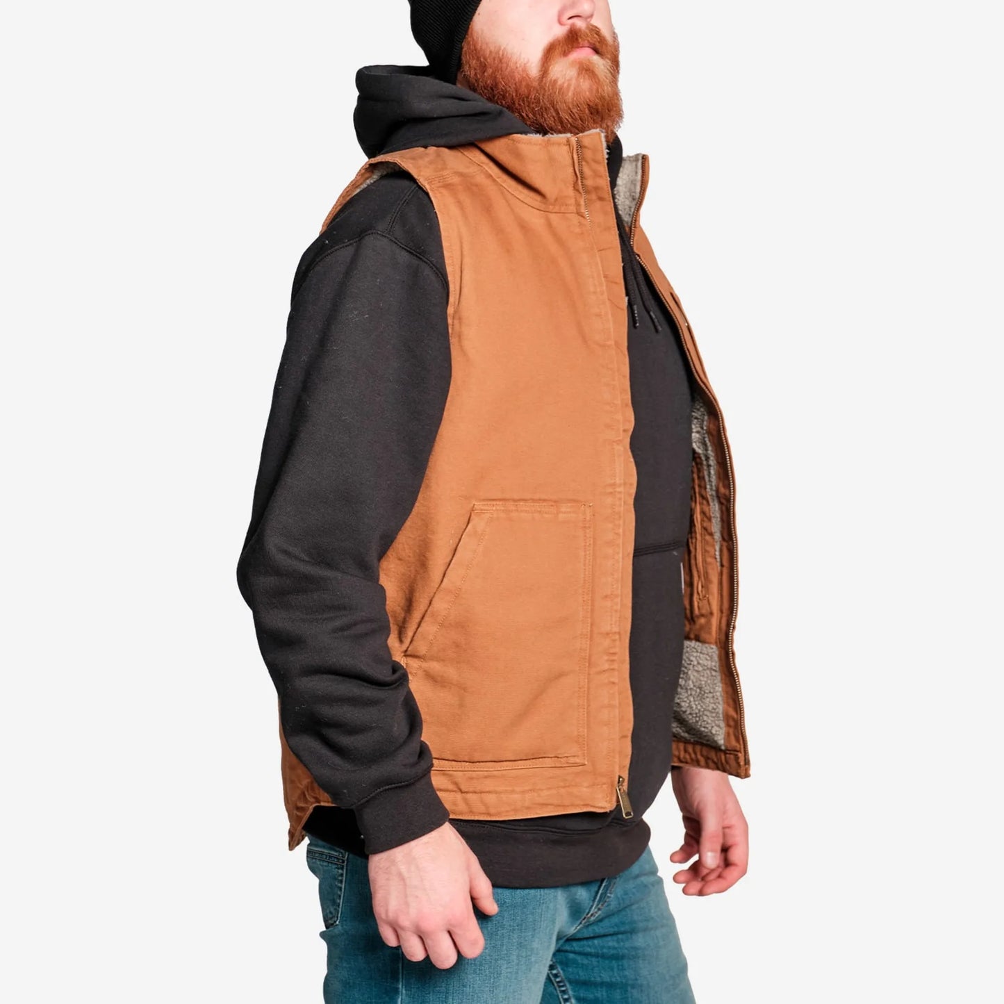 Teddyfodrad Canvasväst Carhartt