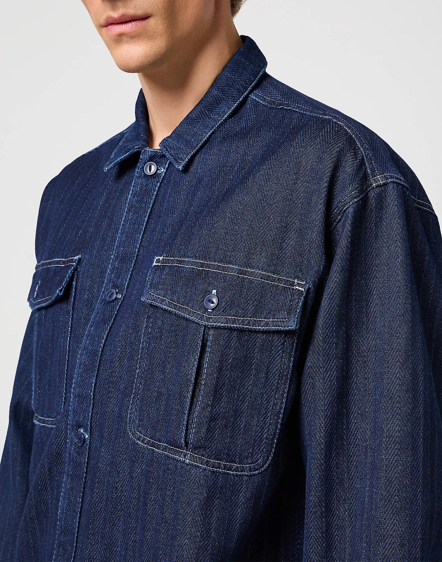 Wrangler Utanpåskjorta Casey Jones Denim