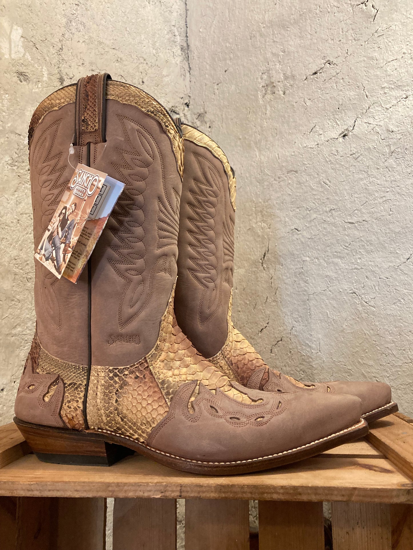 Sancho Ormskinn/Läderboots Western