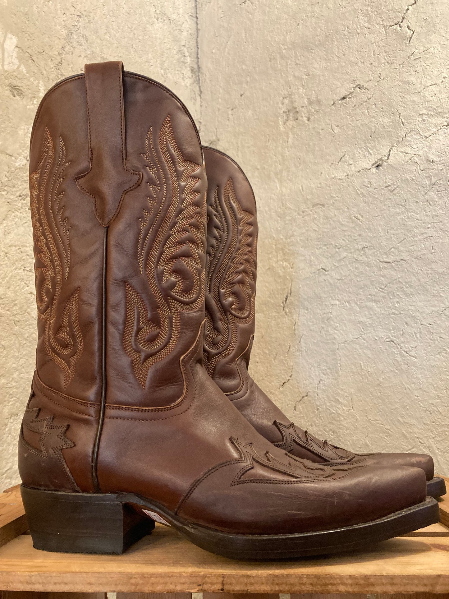 El Canelo Läderboots Bruna