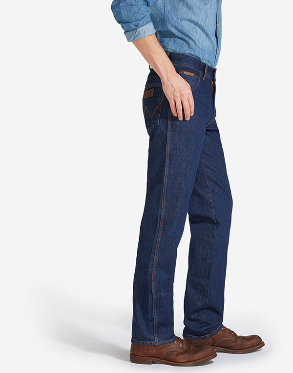 Texas Original Straight Darkstone Wrangler Jeans