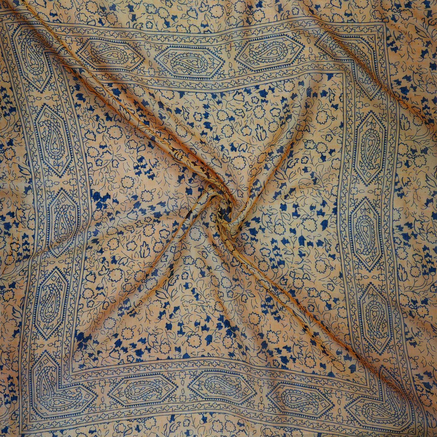 Cowboyscarf Wild Rag Mönstrad Sand / Svart
