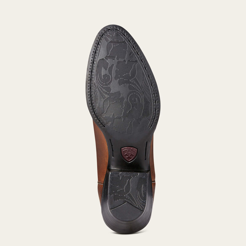 Ariat Heritage R Toe Distressed Brown Western Boot