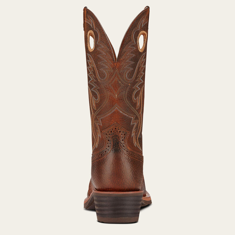 Ariat Heritage Roughstock Square Toe Brown Oiled Rowdy Western Boot