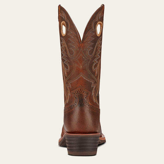 Ariat Heritage Roughstock Square Toe Brown Oiled Rowdy Western Boot