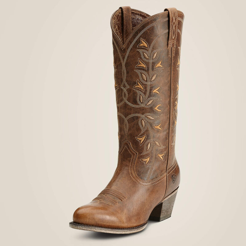 Ariat Desert Holly Almond Toe Pearl Western Boot