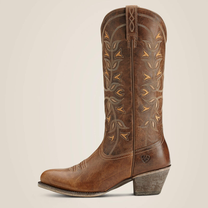 Ariat Desert Holly Almond Toe Pearl Western Boot