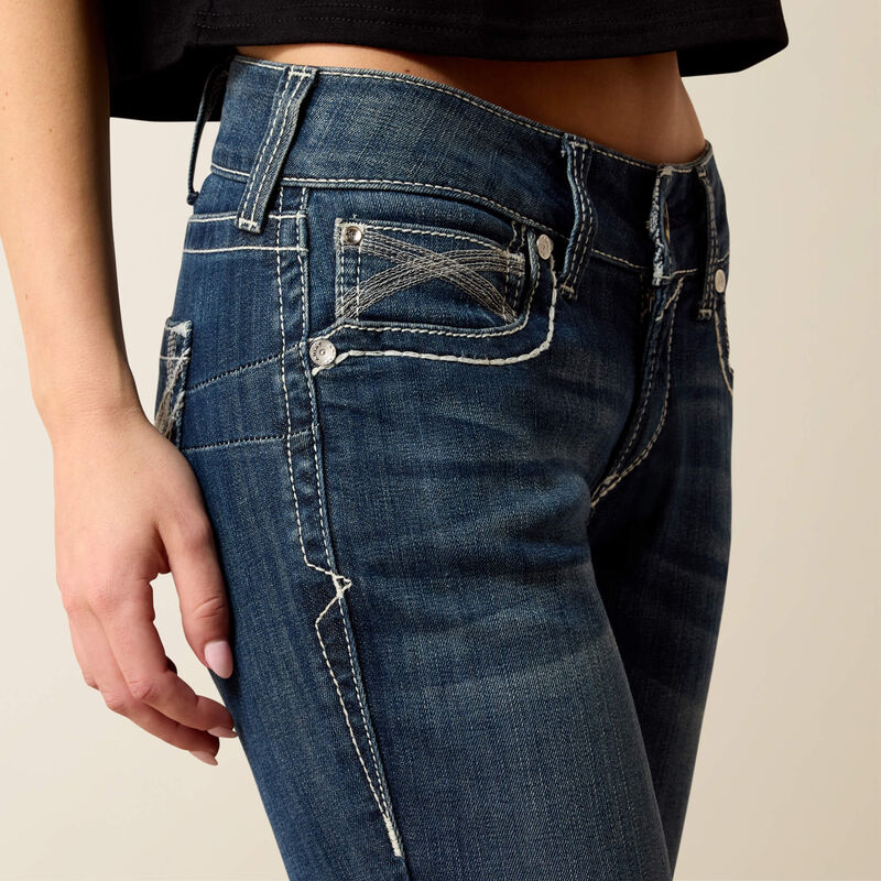 Ariat Mid Rise Ivy Straight Leg Jean