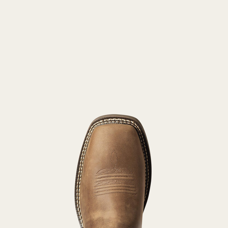 Ariat Hybrid Patriot Waterproof Distressed Brown Western Boot