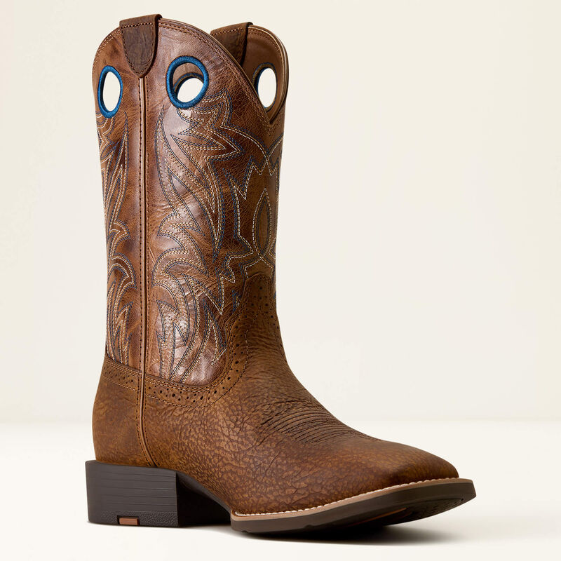 Ariat Sport Sidebet Wide Square Toe Western Boot