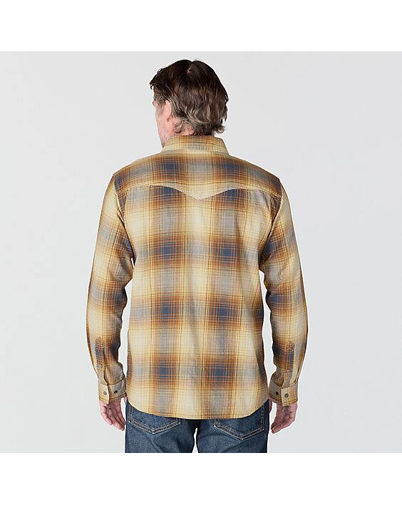 Carhartt Flannel Plaid Shirt Sandstone