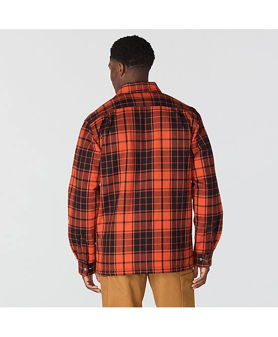 Carhartt Teddyfodrad Flanellskjorta Homestead Red