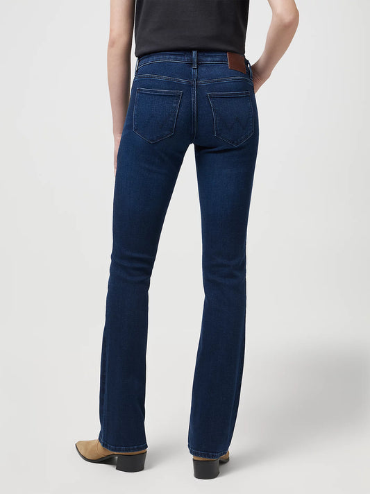 Wrangler Bootcut Nightshade Damjeans