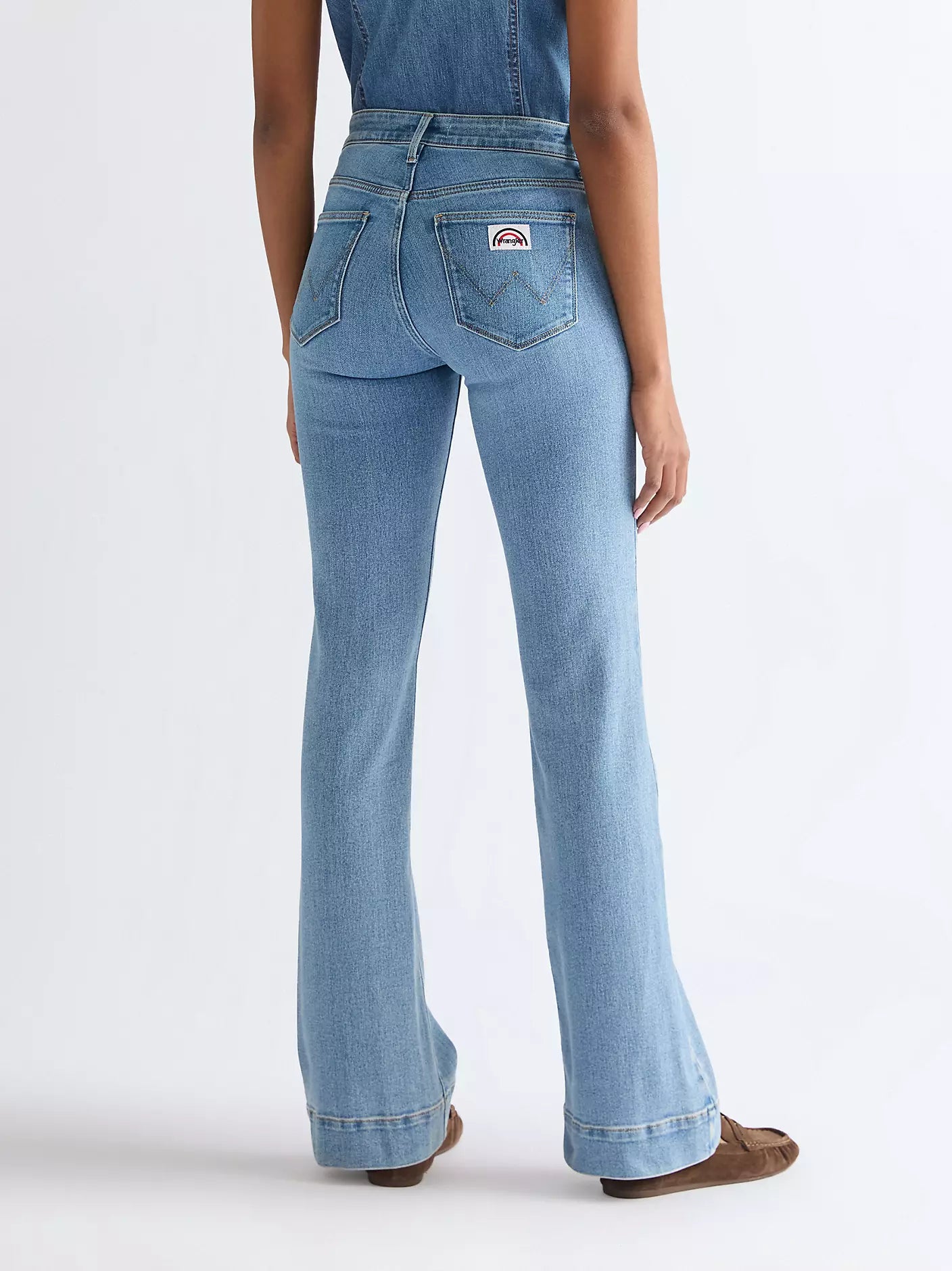 Wrangler Flare Jean Velvet Sky