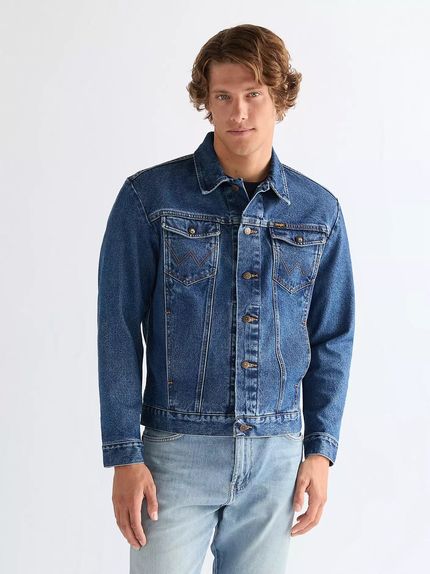 Wrangler Jeansjacka Cowboy Cut Stonewash