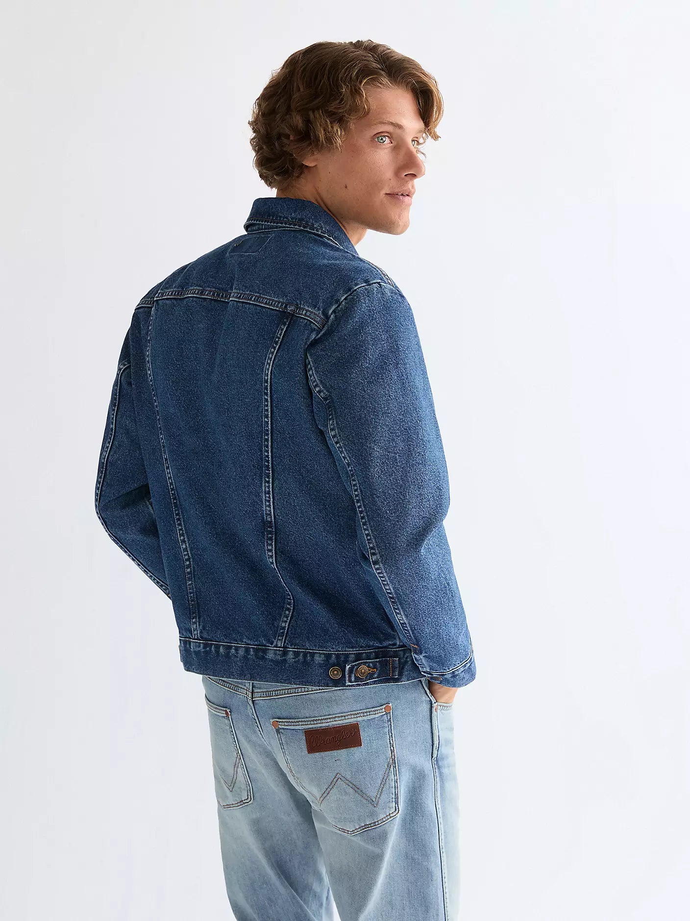 Wrangler Jeansjacka Cowboy Cut Stonewash
