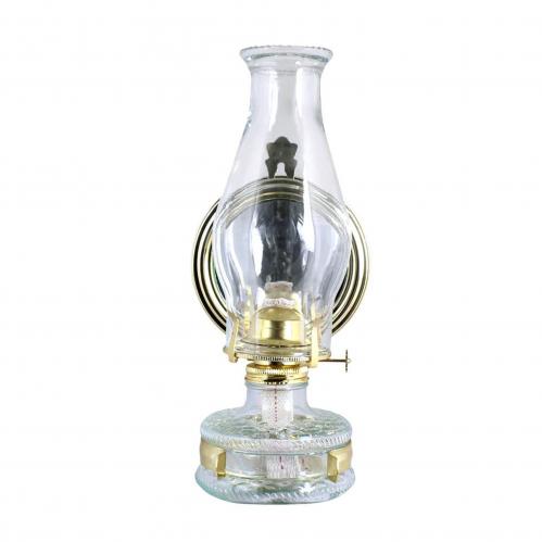 Fotogenlampa Vägg med Spegel Mässing