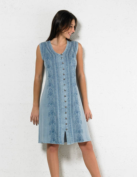 Klänning Jeansfärgad kort