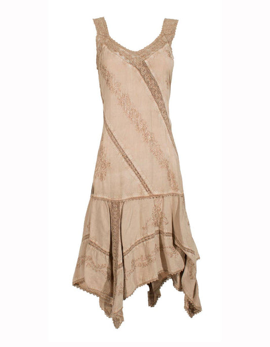 Klänning Naturfärgad