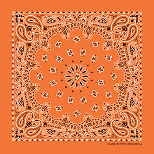 Bandana Paisley Orange