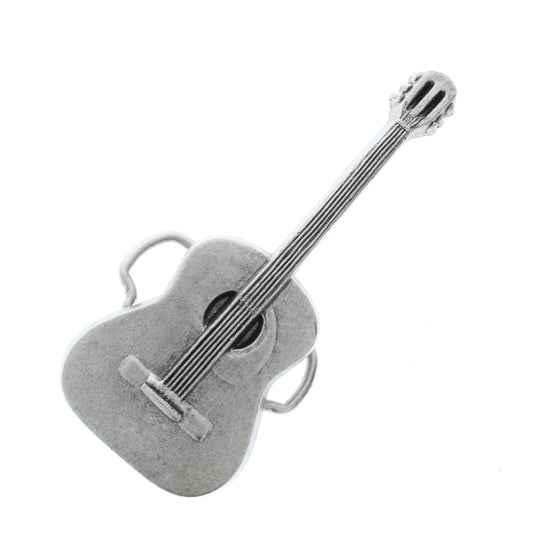 Bältesspänne Akustisk Gitarr Antique Silver