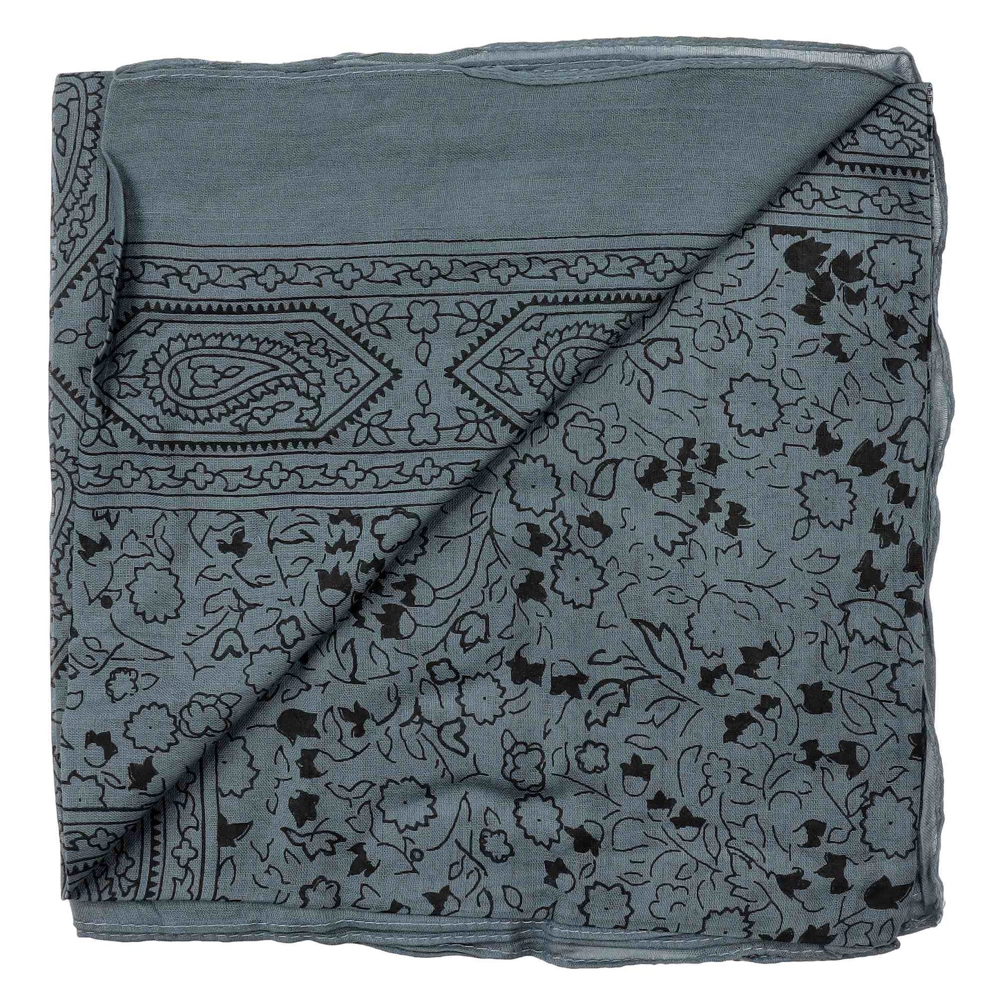 Cowboyscarf Wild Rag Mönstrad Grå / Svart