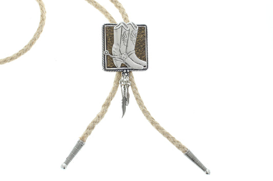 Bolotie Boots med fjäder