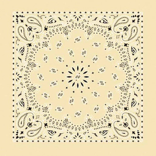 Bandana Paisley Sand