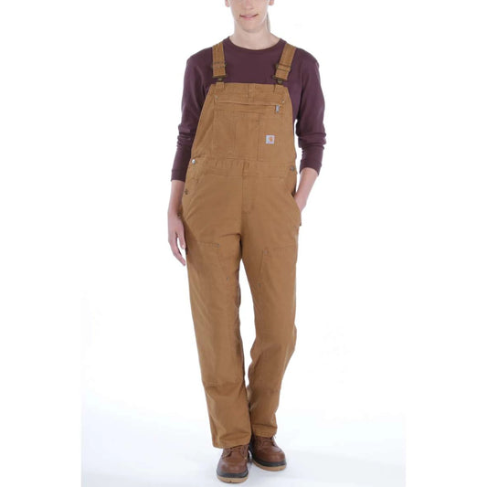 Carhartt Bib Overall Hängselbyxa Brun Dam
