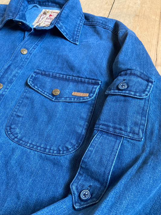 Kraftig jeansskjorta