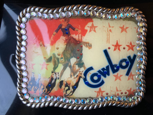 Bältesspänne Cowboy